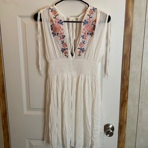 Floral Linen Dress